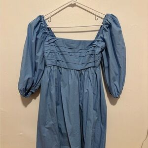 Abercrombie & Fitch Blue Long Sleeve Dress